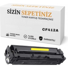 Sizinsepetiniz CF412A Sarı Muadil Toner | Hp M452DN M452DW