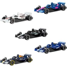 Hot Wheels Formula 1 5'li Paket Metal Gövde ile Gerçekçi Detaylar Sunan Koleksiyonluk Araçlar