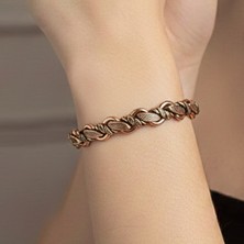 Bakır Bileklik Ayarlanabilir Ölçü Saf Bakır