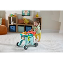 Fisher-Price® Eğlen ve Öğren® 4'ü 1 Arada Alışveriş Sepeti Yürüteç | Yürüme Çağındaki Çocuklar Için Birden Fazla Dil Desteği ve 14 Parçasıyla Yürüteç JLM95