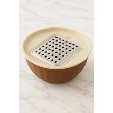 Herşeytrend 4 Parça Rendeli Karıştırma ve Saklama Kabı 2,5 Litre