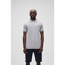 Bad Bear Stark Duman Gri Polo Yaka Erkek T-Shirt