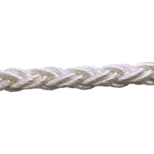 Ocean Marine Dolphin Rope Polyester Halat 8 Kollu 22 Mm Beyaz