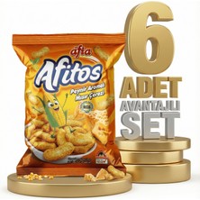 Afia Afitos Peynir Aromalı Mısır Çerezi 6X50 gr