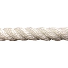 Ocean Marine Dolphin Rope Polyester Halat 3 Kollu 14 Mm Beyaz