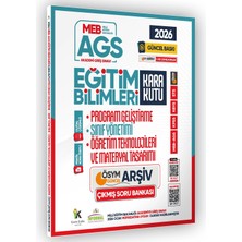 Karakutu Yayınları 2026 Meb Ags Eğitim Bilimleri Kara Kutu Program Geliştirme-Sınıf-Materyal Ösym Çıkmış Soru Bankası