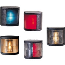 Sealux Klasik LED 20 Pruva Feneri 225°, 12-24V, Beyaz (Siyah Gövde)