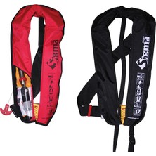 Sealux Şişme Canyeleğisigma 170N,  Iso 12402-3, Otomatik, D-Halkalı, Bacak Arası Kayışlı, Ekipmansız, Siyah