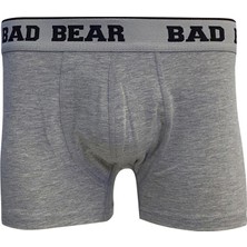 Bad Bear Basic Gri Melanj Erkek Boxer
