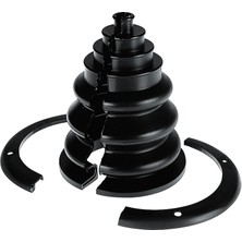 Nuova Rade Cable Boot W/screwed Ring, Ø108MM, Cut-Out Ø60MM, Black