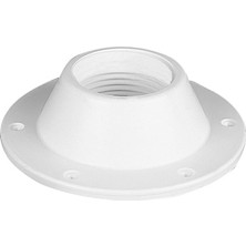 Sealux Table Bottom Plate, Deck-Mount, Ø190MM-Η.55MM, White