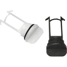 Nuova Rade Captive Plug With O-Ring For Drain Socket, White