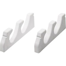 Nuova Rade Storage Rack (Pair) For 3 Fishing Rods, White