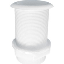 Sealux Thru-Hull Stand. Flange, Threaded 1", L.87MM, White