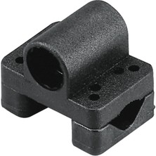 Nuova Rade Socket Side-Mount For 37660 Adj. Rod Holder, Black