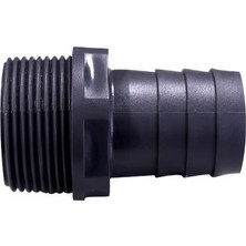 Nuova Rade Ball Valve 1 1/2", Single Union Bspp, Plastic, Grey