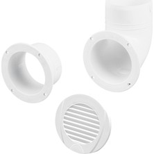 Sealux Ventilator Connector, Straight, Ø102MM, White