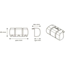 Dan Fender İskele Usturmaçası Küçük 18X40 Cm