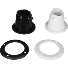 Nuova Rade Cable Boot Adjustable W/screwed Ring, Ø105MM, Cut-Out Ø85MM White