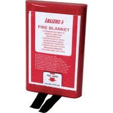 Lalizas Fire Blanket 100X100CM In A Case Pvc