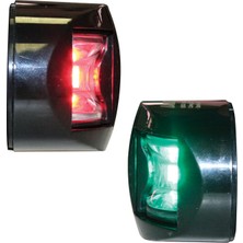 Sealux Fos LED 12 Iskele&sancak Feneri, Dikey Monte, 112,5° Beyaz