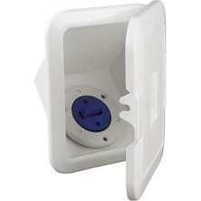 Nuova Rade Case W/deck Filler F/water, W/lid, Ø38MM Hose, White