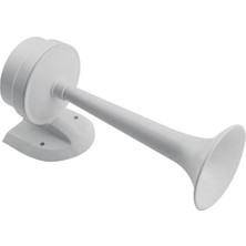 Tekli Beyaz Borulu Korna 12V