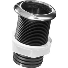 Sealux Thru-Hull System W/flap, For Hose Ø79MM, White