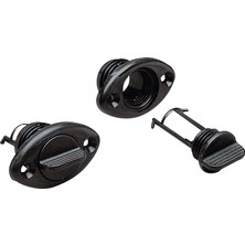 Nuova Rade Drain Socket, W/captive Plug, Oval 54X33MM, White