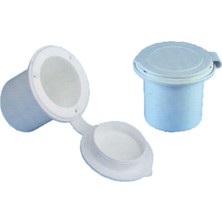 Sealux Case For Shower Head, Round, W/lid, Ø66MM, White Duş Yuvası