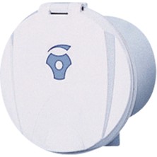 Sealux Case For Water Tap, W/lid, Round, White