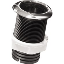 Thru-Hull W/ınox Flange 1 ½",w/hose Barb Ø45MM, L117MM