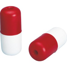 Sealux Surface Float W/hole, Cylindrical, Ø60X140MM, Wh-Red