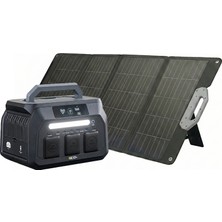 Initial Entropy Energy Solar Başlangıç Paketi (P800  Taşınabilir Güç Kaynağı + SP100 Taşınabilir Solar Panel)