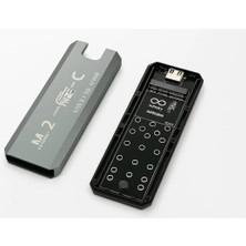 Schitec M2 SSD Nvme Muhafaza M.2 - USB 3.1 SSD Kutusu Kasa M.2 Pcıe Nvme M Anahtar 2230/2242/2260/2280 Dönüştürücü Adaptör ZR965