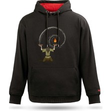Tarrzzcom Kapüşonlu Kadın Sweatshirt - Erkek Sweatshirt Bilgeliğin Evreni Tasarım Sweatshirt