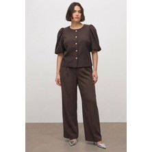 Myline Puf Kollu Kısa Ceket