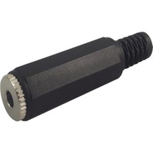 3.5 mm Stereo Dişi Plastik Jack
