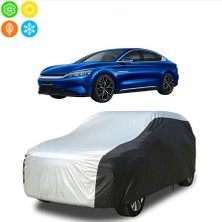 AUTOES Byd Han Araba Brandası Oto Branda Gri-Siyah