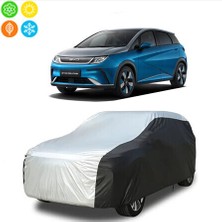 AUTOES Byd Dolphın Araba Brandası Oto Branda Gri-Siyah