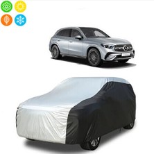 AUTOES Mercedes Glc 180 2024 Model Araba Brandası Oto Branda Gri-Siyah