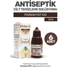 Batiqonix (6 Adet) 30 ml Povidon Iyot Çözeltisi %10 | Antiseptik Cilt Temizleme Solüsyonu | Batikon