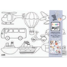 Datatek Funny Mat - Iş Makineleri ve Taşıtlar 33,5 x 48 cm