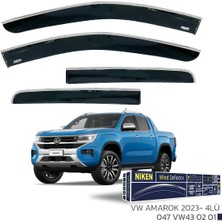 Vw Amarok 2023 Sonrası - Kromlu Cam Rüzgarlığı 4lü Parça