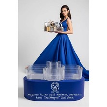 Flamex Moblen Luxury 33.5 cm Ortası Dönerli Bölmeli Makyaj ve Kozmetik Düzenleyici Organizer