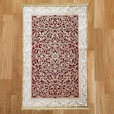 Mevlana Bazaar Osmanlı Çiçek Desenli 100 x 300 Makine Yün Halı