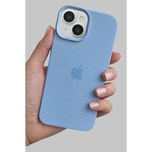 Pronorth Iphone 15 Uyumlu Kılıf Logolu Lansman Soft Yumuşak Içi Kadife Silikon Kapak
