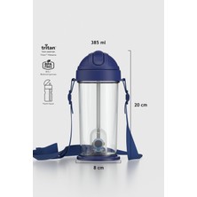 Renga Cosmo Astronot Figürlü 385 ml Pipetli Askılı Tritan Çocuk Matara 912147 Mavi