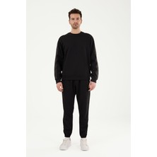 Louren W850 Lastik Detaylı Bisiklet Yaka Sweat