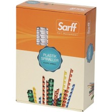 Sarff 45 mm Beyaz Plastik Spiral 50 Adet Kutu Ölçü 350-400 Sarf Malzemeleri